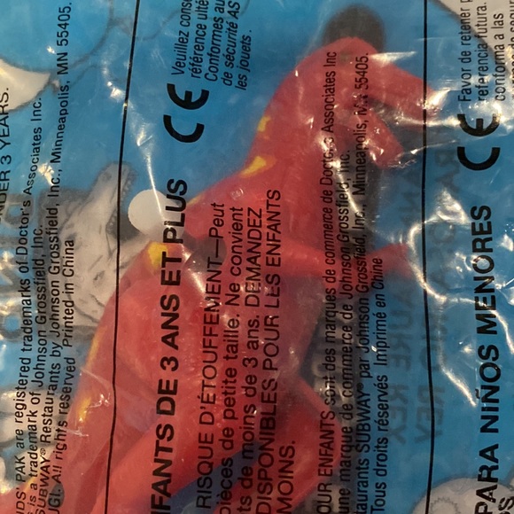 NIB Vintage Subway Kids’ Pak Dino Stompers, Tyrannosaurus Rex Wind-up Action - Picture 3 of 10